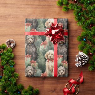 Doodle Dog Christmas Wrapping Paper