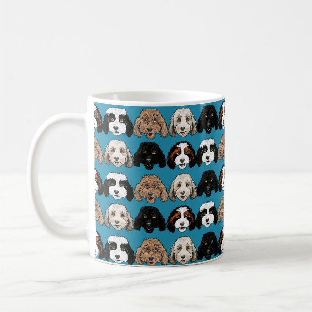 Doodle Dog Coffee Mug (Left)
