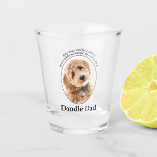 Doodle Dog Dad Shot Glass