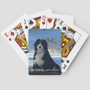 Doodle Dog Lover Funny Home 2 Decor Playing Cards