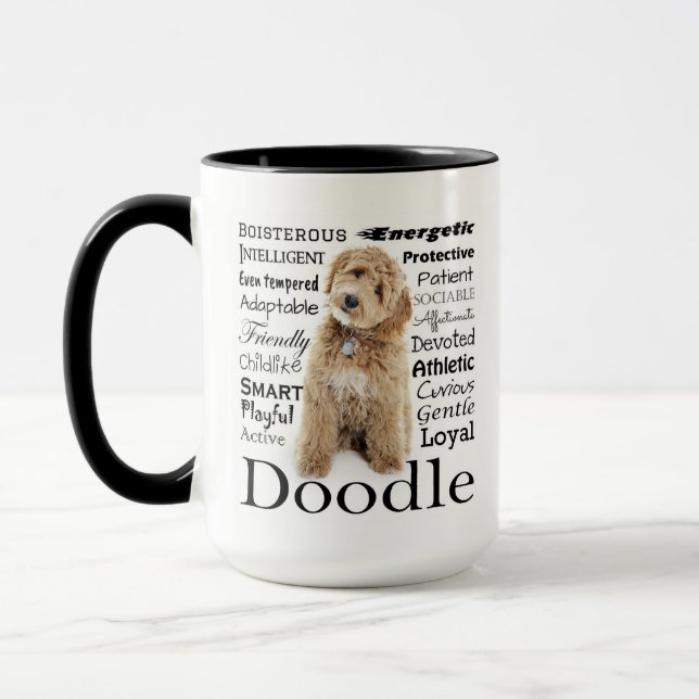 Doodle Dog Traits Mug (Left)