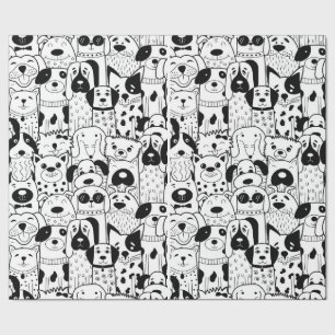 Doodle Dogs Wrapping Paper