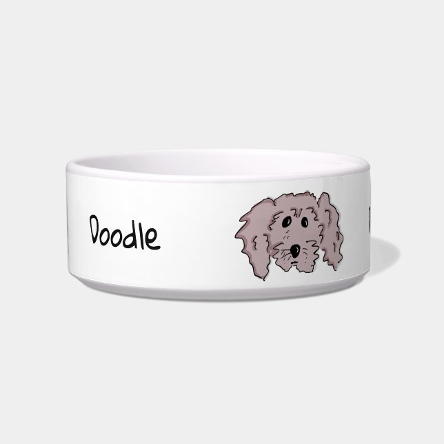 Doodle Doodle Brown  Bowl (Front)