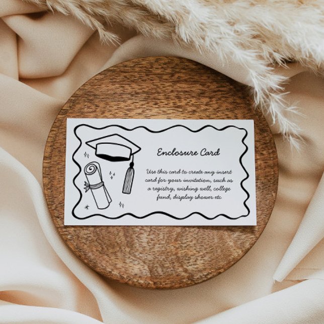 Doodle Enclosure Card Custom Insert Graduation (Creator Uploaded)