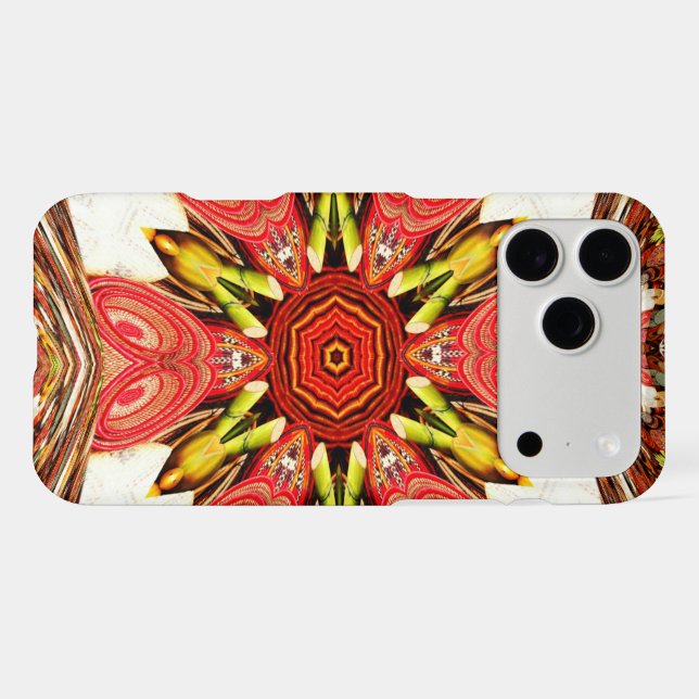 Doodle Floral Art Print (Back (Horizontal))