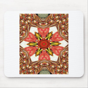 Doodle Floral Art Print Mouse Mat