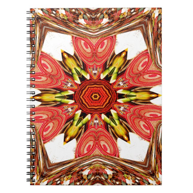 Doodle Floral Art Print Notebook (Front)