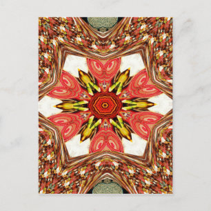 Doodle Floral Art Print Postcard