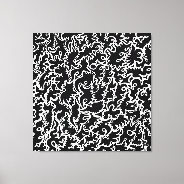Doodle Fun Stretched Canvas Print (Front)