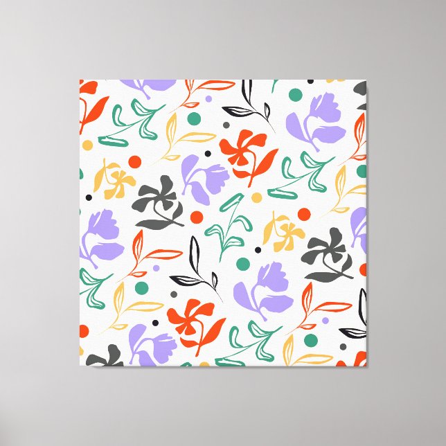 Doodle Garden Canvas Print (Front)