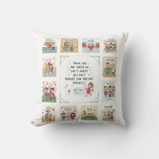 Doodle Garden of Hope: Sprouting Optimism Cushion