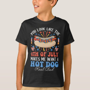 Doodle Grandpa Vintage American Flag Dog Funny Fat T-Shirt