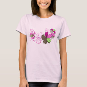 Doodle Hibiscus Ladies Tee