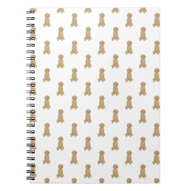 Doodle II (Apricot Golden Red) Notebook (Front)