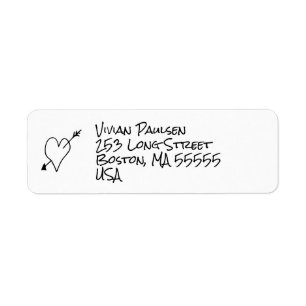 Doodle Illustrations Wedding in Black and White