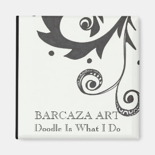 Doodle Is What I Do Magnet
