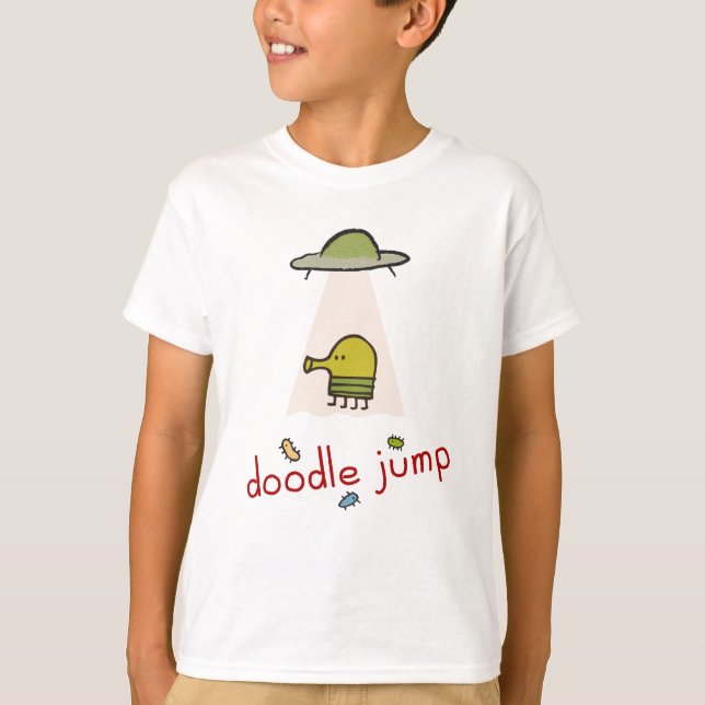 Doodle Jump UFO T-Shirt (Front)