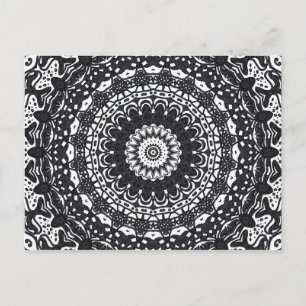 Doodle Kaleidoscope Postcard