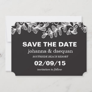 Doodle Leaves Save The Date
