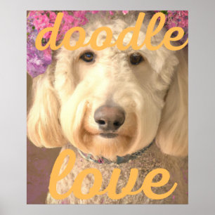 Doodle love dog  poster