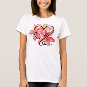 Doodle Love Heart & Flowers T-Shirt