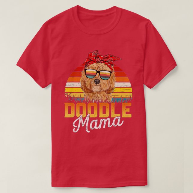 Doodle Mama Best Goldendoodle Mum Ever Mother's Da T-Shirt (Design Front)