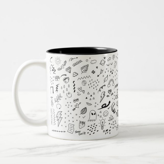 Doodle mug (Left)