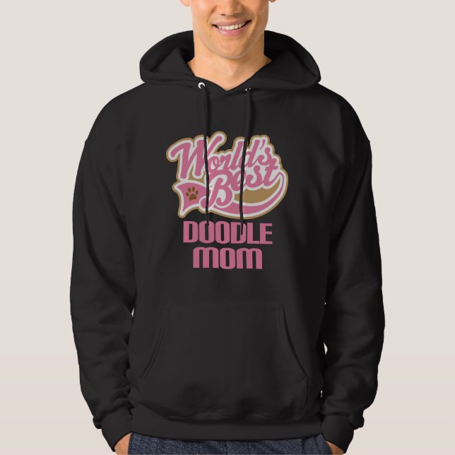 Doodle Mum Dog Breed Gift Hoodie (Front)