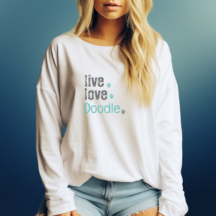 Doodle Mum Live Love Long Sleeve T-Shirt