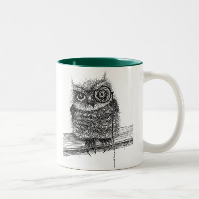 Doodle Owl Mug (Right)