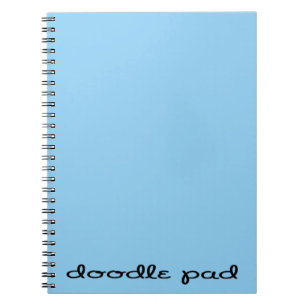 Doodle Pad Blue Notebook