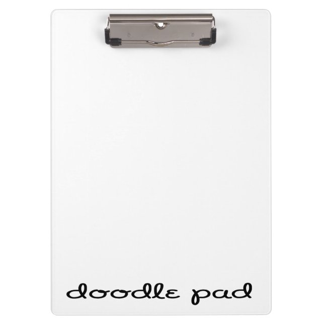Doodle Pad Clipboard (Front)