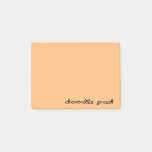 Doodle Pad Orange Post-it Notes