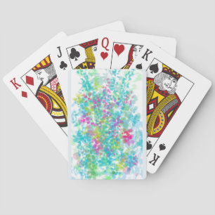 Doodle Party  Floral Playing Cards