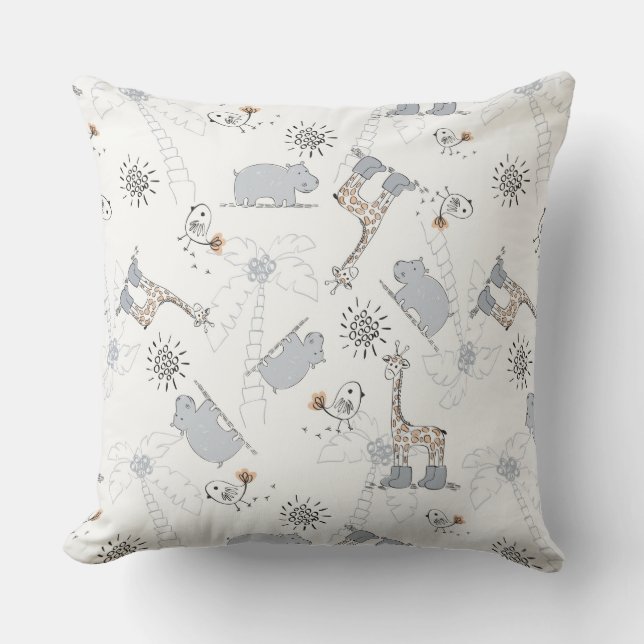 doodle pattern 2 cushion (Front)