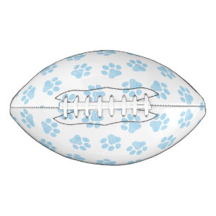 Doodle Paws, Dog Paws, Baby Blue Paws American Football