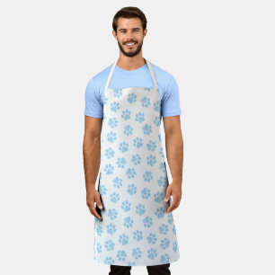 Doodle Paws, Dog Paws, Baby Blue Paws Apron