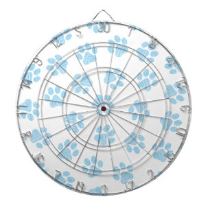 Doodle Paws, Dog Paws, Baby Blue Paws Dartboard