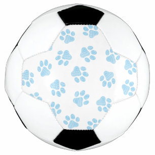 Doodle Paws, Dog Paws, Baby Blue Paws Football