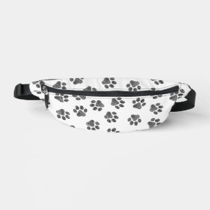 Doodle Paws, Dog Paws, Black Paws Bum Bags