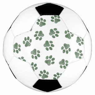 Doodle Paws, Dog Paws, Green Paws Football