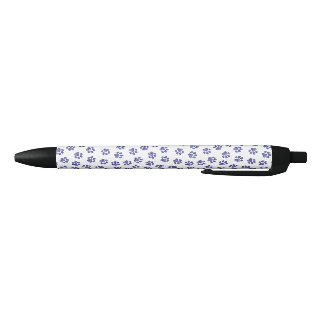 Doodle Paws, Dog Paws, Navy Blue Paws Black Ink Pen (Bottom)