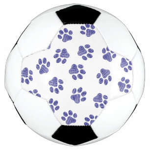 Doodle Paws, Dog Paws, Navy Blue Paws Football