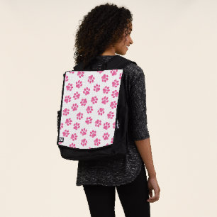 Doodle Paws, Dog Paws, Pink Paws Backpack