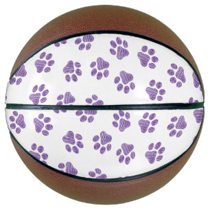 Doodle Paws, Dog Paws, Purple Paws Basketball