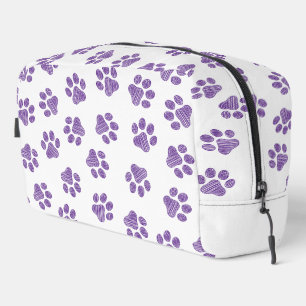 Doodle Paws, Dog Paws, Purple Paws Dopp Kit