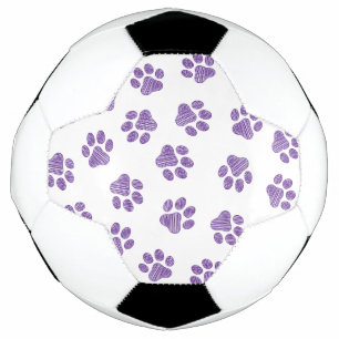 Doodle Paws, Dog Paws, Purple Paws Football