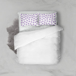 Doodle Paws, Dog Paws, Purple Paws Pillowcase