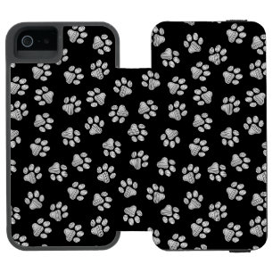 Doodle Paws, Dog Paws, White Paws Incipio Watson™ iPhone 5 Wallet Case