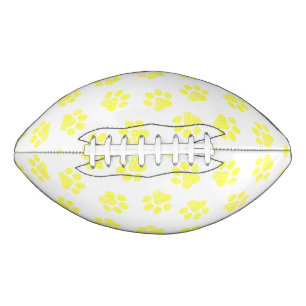 Doodle Paws, Dog Paws, Yellow Paws American Football